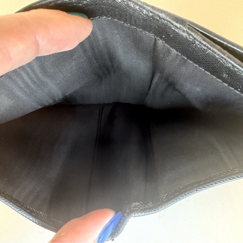 Prada Compact Bifold Wallet Saffiano W Coin Pocket Snap Closure Authentic EUC - Picture 9 of 12